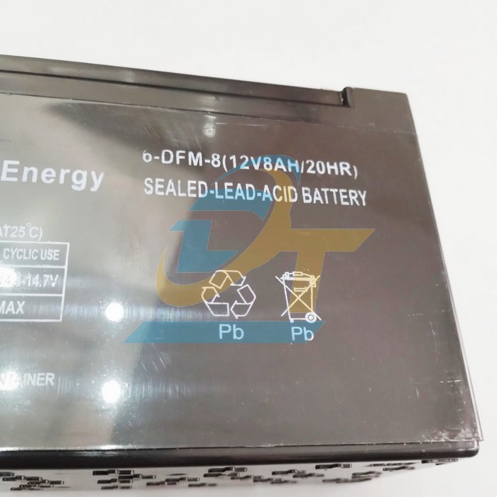Ắc quy kh&ocirc; d&ugrave;ng cho b&igrave;nh phun thuốc trừ s&acirc;u 12V 8Ah LongEnergy 6-DFM-8  LongEnergy | Gi&aacute; rẻ nhất - C&ocirc;ng Ty TNHH Thương Mại Dịch Vụ Đạt T&acirc;m