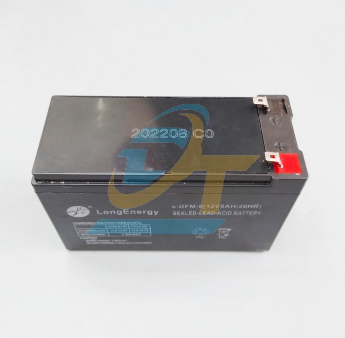 Ắc quy kh&ocirc; d&ugrave;ng cho b&igrave;nh phun thuốc trừ s&acirc;u 12V 8Ah LongEnergy 6-DFM-8  LongEnergy | Gi&aacute; rẻ nhất - C&ocirc;ng Ty TNHH Thương Mại Dịch Vụ Đạt T&acirc;m