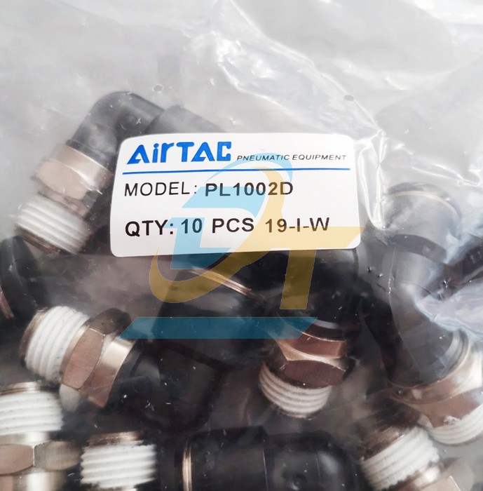 Co nối hơi chữ L phi 10mm - Ren ngoài 13mm Airtac PL1002D PL1002D Airtac | Giá rẻ nhất - Công Ty TNHH Thương Mại Dịch Vụ Đạt Tâm