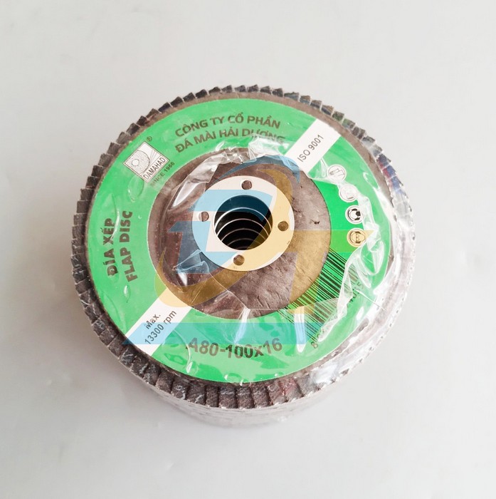 Nhám xếp Hải Dương A80 100x16mm mác xanh  HaiDuong | Giá rẻ nhất - Công Ty TNHH Thương Mại Dịch Vụ Đạt Tâm