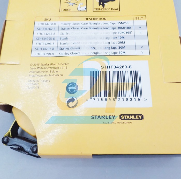 Thước dây sợi thủy tinh 15m Stanley STHT34260-8 STHT34260-8 Stanley | Giá rẻ nhất - Công Ty TNHH Thương Mại Dịch Vụ Đạt Tâm