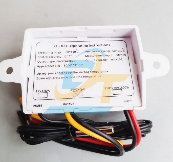 Bộ điều khiển nhiệt độ 10A 24V XH-W3001  China | Gi&aacute; rẻ nhất - C&ocirc;ng Ty TNHH Thương Mại Dịch Vụ Đạt T&acirc;m