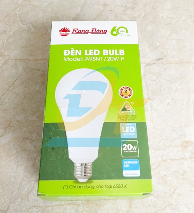 B&oacute;ng đ&egrave;n LED Bulb tr&ograve;n 20W 220V Rạng Đ&ocirc;ng A95N1/20W.H A95N1/20W.H RangDong | Gi&aacute; rẻ nhất - C&ocirc;ng Ty TNHH Thương Mại Dịch Vụ Đạt T&acirc;m