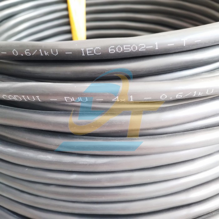 Cáp điều khiển không màn chắn Cadivi DVV 4x1 - 0.6/1kV  Cadivi | Giá rẻ nhất - Công Ty TNHH Thương Mại Dịch Vụ Đạt Tâm