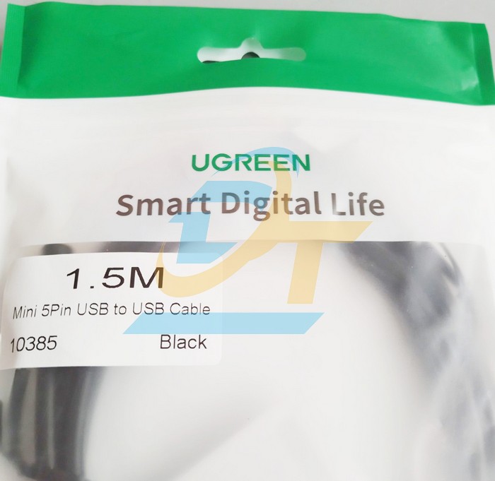 Cáp USB 2.0 to USB mini 1,5m Ugreen 10385  UGREEN | Giá rẻ nhất - Công Ty TNHH Thương Mại Dịch Vụ Đạt Tâm