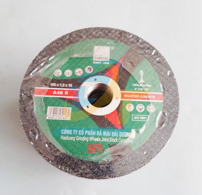 Đá cắt đen Hải Dương A46 R 100x1.5x16  HaiDuong | Giá rẻ nhất - Công Ty TNHH Thương Mại Dịch Vụ Đạt Tâm