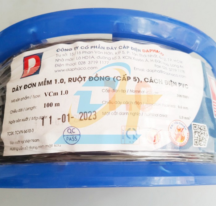 Dây cáp điện đơn mềm 1 lõi Lion VCm 1.0  Daphaco | Giá rẻ nhất - Công Ty TNHH Thương Mại Dịch Vụ Đạt Tâm