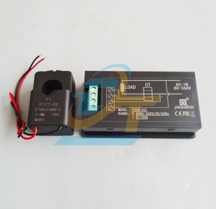 Đồng hồ đo dòng áp - công suất - mức năng lượng AC 100A PZEM-061 (Kèm CT kẹp)  China | Giá rẻ nhất - Công Ty TNHH Thương Mại Dịch Vụ Đạt Tâm