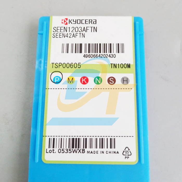 Mảnh dao phay Kyocera SEEN1203AFTN-TN100M  KYOCERA | Giá rẻ nhất - Công Ty TNHH Thương Mại Dịch Vụ Đạt Tâm
