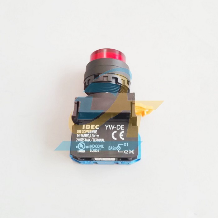 Nút nhấn nhả có đèn 24V phi 22 màu đỏ Idec YW1L-M2E10Q4R YW1L-M2E10Q4R IDEC | Giá rẻ nhất - Công Ty TNHH Thương Mại Dịch Vụ Đạt Tâm