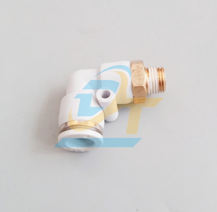 Co nối hơi chữ L phi 8mm - Ren ngoài 9.6mm STNC YPL8-01  STNC | Giá rẻ nhất - Công Ty TNHH Thương Mại Dịch Vụ Đạt Tâm