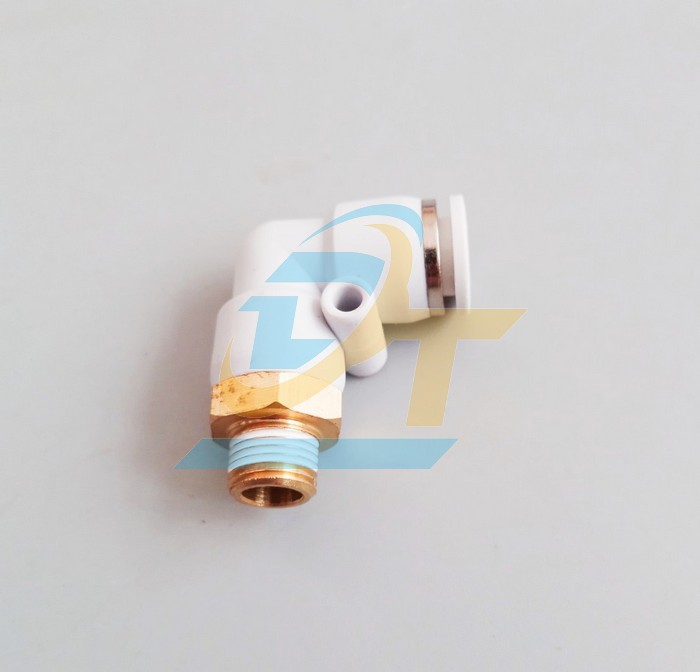 Co nối hơi chữ L phi 8mm - Ren ngoài 9.6mm STNC YPL8-01  STNC | Giá rẻ nhất - Công Ty TNHH Thương Mại Dịch Vụ Đạt Tâm
