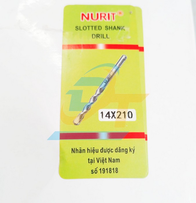 Mũi khoan bê tông chuôi gài 14x210mm Nurit  Nurit | Giá rẻ nhất - Công Ty TNHH Thương Mại Dịch Vụ Đạt Tâm