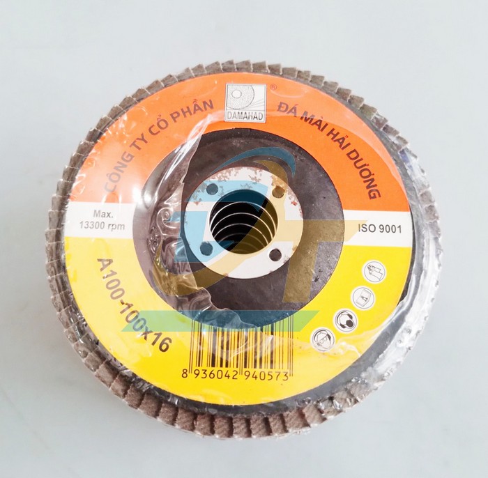 Nhám xếp Hải Dương A100 100x16mm mác vàng cam  HaiDuong | Giá rẻ nhất - Công Ty TNHH Thương Mại Dịch Vụ Đạt Tâm