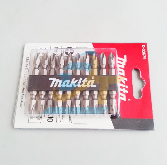 Bộ mũi v&iacute;t 10 chi tiết PH2x65mm Makita D-33679 D-33679 Makita | Gi&aacute; rẻ nhất - C&ocirc;ng Ty TNHH Thương Mại Dịch Vụ Đạt T&acirc;m