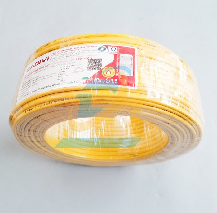 Dây điện đôi mềm dẹt Cadivi Vcmo 2x1.5  Cadivi | Giá rẻ nhất - Công Ty TNHH Thương Mại Dịch Vụ Đạt Tâm