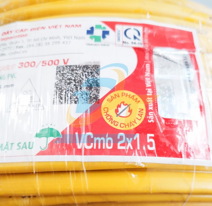 Dây điện đôi mềm dẹt Cadivi Vcmo 2x1.5  Cadivi | Giá rẻ nhất - Công Ty TNHH Thương Mại Dịch Vụ Đạt Tâm