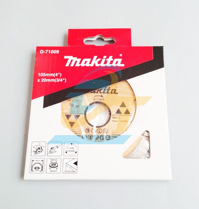 Lưỡi cắt b&ecirc; t&ocirc;ng 105x20mm Makita D-71009  Makita | Gi&aacute; rẻ nhất - C&ocirc;ng Ty TNHH Thương Mại Dịch Vụ Đạt T&acirc;m
