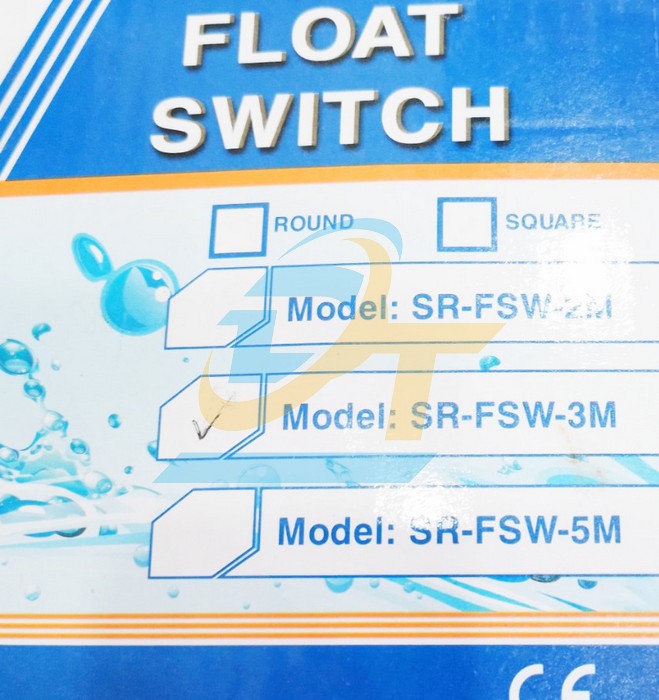 Công tắc phao điện chống cạn và chống tràn Siron SR-FSW-T-3M  SIRON | Giá rẻ nhất - Công Ty TNHH Thương Mại Dịch Vụ Đạt Tâm