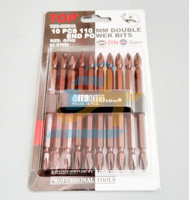 Mũi v&iacute;t 2 đầu n&acirc;u d&agrave;i PH2x110mm TOP TBD-00034A TBD-00034A TOP | Gi&aacute; rẻ nhất - C&ocirc;ng Ty TNHH Thương Mại Dịch Vụ Đạt T&acirc;m