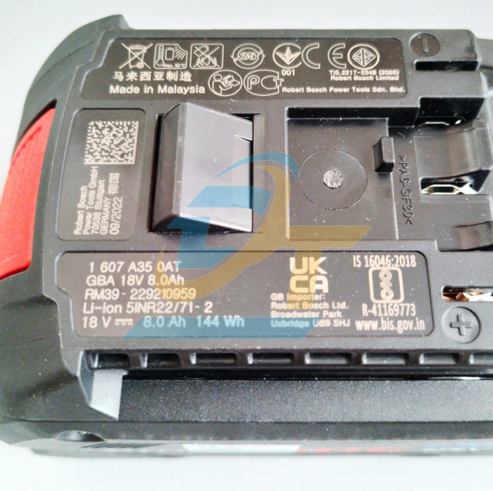 Pin GBA 18V 8.0Ah Li-Ion Bosch 1600A0193N  Bosch | Giá rẻ nhất - Công Ty TNHH Thương Mại Dịch Vụ Đạt Tâm