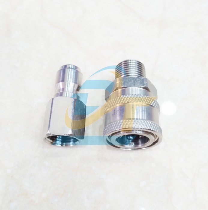 Bộ khớp nối nhanh inox 3/8" - Ren 17mm (Đực RT, C&aacute;i RN)  VietNam | Gi&aacute; rẻ nhất - C&ocirc;ng Ty TNHH Thương Mại Dịch Vụ Đạt T&acirc;m