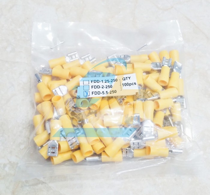 Đầu cos ghim capa cái FDD 5.5-250 bọc nhựa  VietNam | Giá rẻ nhất - Công Ty TNHH Thương Mại Dịch Vụ Đạt Tâm