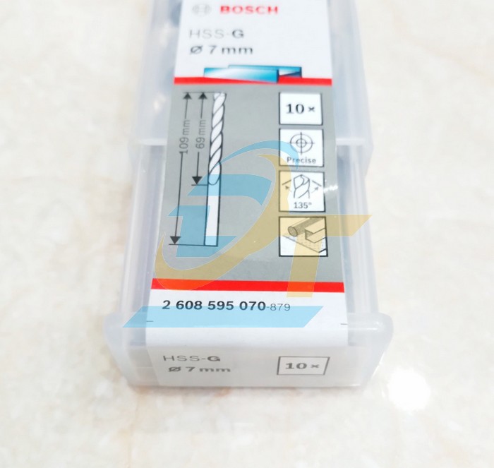 Mũi khoan sắt 7mm HSS-G Bosch 2608595070 2608595070 Bosch | Gi&aacute; rẻ nhất - C&ocirc;ng Ty TNHH Thương Mại Dịch Vụ Đạt T&acirc;m