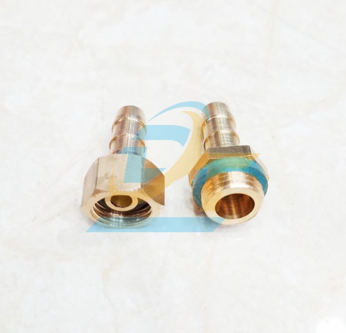 Nối đồng thau đu&ocirc;i chuột bấm ống 8.5mm - Ren 13mm (Đực - C&aacute;i)  VietNam | Gi&aacute; rẻ nhất - C&ocirc;ng Ty TNHH Thương Mại Dịch Vụ Đạt T&acirc;m