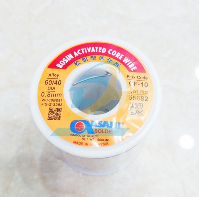 Thiếc hàn Asahi 60% 0.8mm 500g  ASAHI | Giá rẻ nhất - Công Ty TNHH Thương Mại Dịch Vụ Đạt Tâm