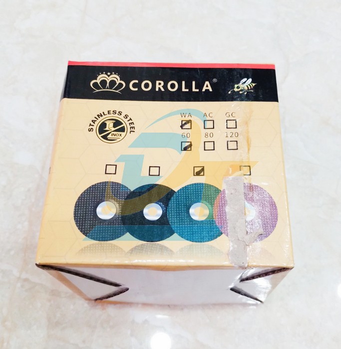 Đá mài vảy cá inox Corolla 100x2.5(3)x16  Corolla | Giá rẻ nhất - Công Ty TNHH Thương Mại Dịch Vụ Đạt Tâm