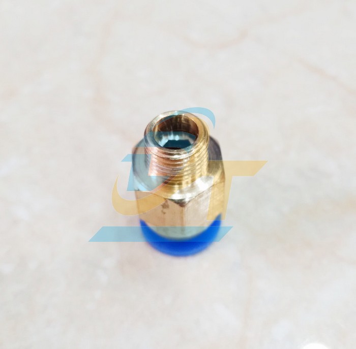 Đầu nối hơi thẳng ren ngo&agrave;i 9.6 ống 8 China PC8-01  China | Gi&aacute; rẻ nhất - C&ocirc;ng Ty TNHH Thương Mại Dịch Vụ Đạt T&acirc;m