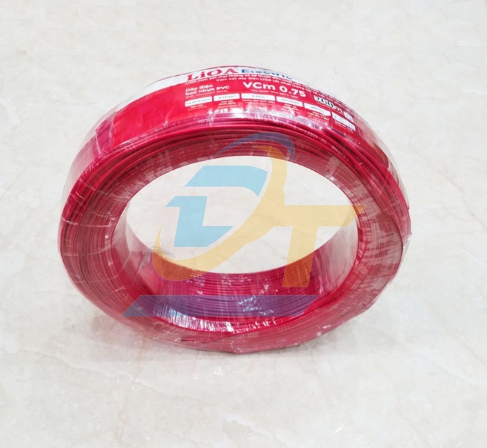 Dây điện đơn mềm LiOA VCm 0.75 - 300/500V  LiOA | Giá rẻ nhất - Công Ty TNHH Thương Mại Dịch Vụ Đạt Tâm