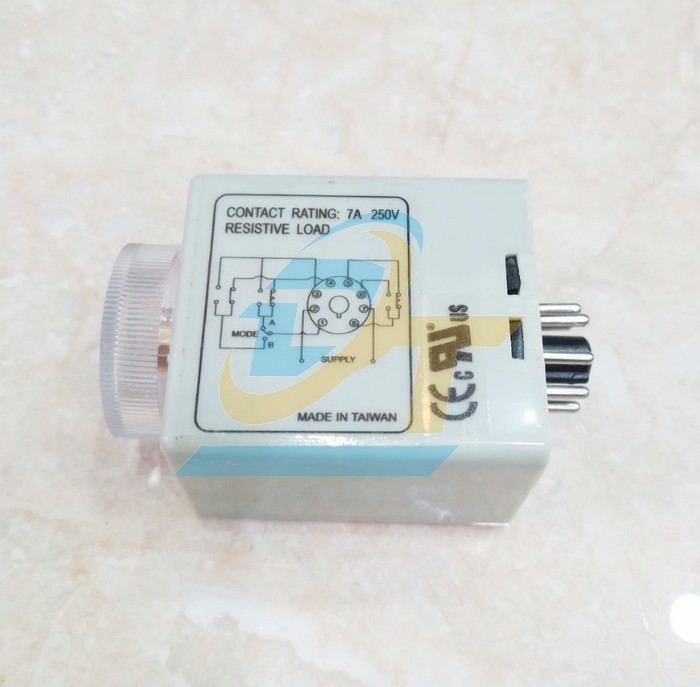 Relay thời gian 30s 220VAC JKN CAH3-N3 (K&egrave;m đế) CAH3-N3 JKN | Gi&aacute; rẻ nhất - C&ocirc;ng Ty TNHH Thương Mại Dịch Vụ Đạt T&acirc;m