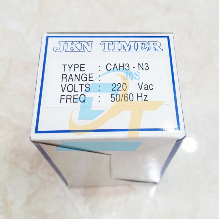 Relay thời gian 30s 220VAC JKN CAH3-N3 (K&egrave;m đế) CAH3-N3 JKN | Gi&aacute; rẻ nhất - C&ocirc;ng Ty TNHH Thương Mại Dịch Vụ Đạt T&acirc;m