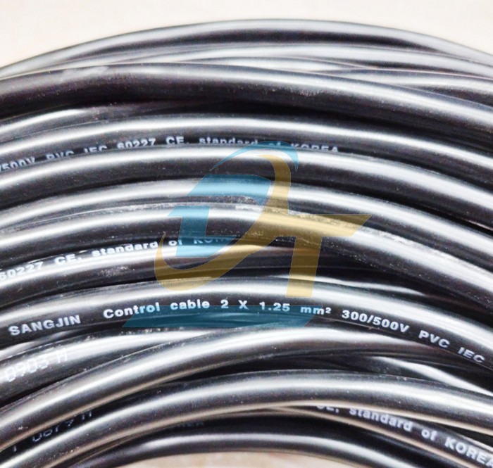 Cáp điều khiển không lưới chống nhiễu Sangjin 2x1.25mm2  SANGJIN | Giá rẻ nhất - Công Ty TNHH Thương Mại Dịch Vụ Đạt Tâm