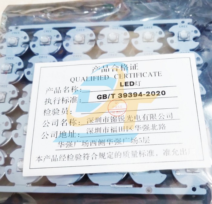 Chip Led Cree XML2 T6 10W  China | Giá rẻ nhất - Công Ty TNHH Thương Mại Dịch Vụ Đạt Tâm