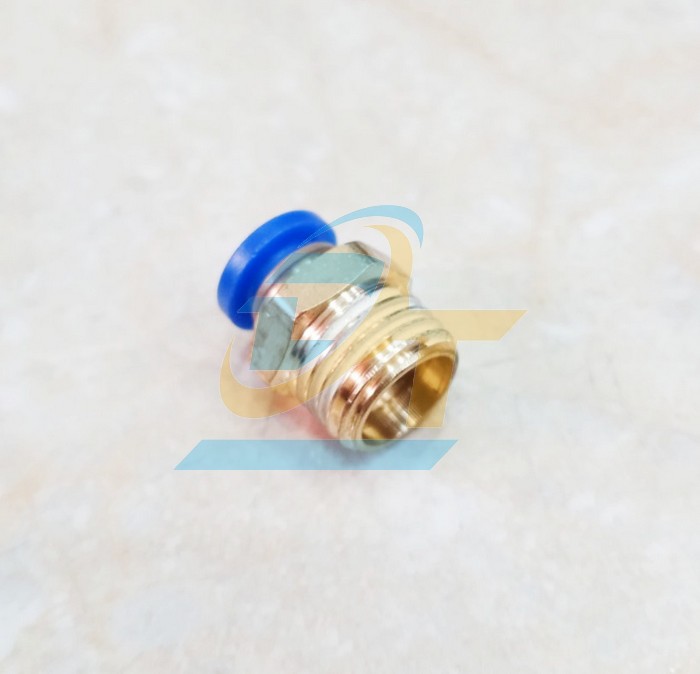 Đầu nối hơi thẳng ren ngo&agrave;i 13 ống 8 China PC8-02  China | Gi&aacute; rẻ nhất - C&ocirc;ng Ty TNHH Thương Mại Dịch Vụ Đạt T&acirc;m