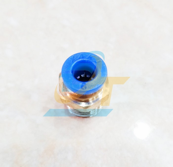 Đầu nối hơi thẳng ren ngo&agrave;i 13 ống 8 China PC8-02  China | Gi&aacute; rẻ nhất - C&ocirc;ng Ty TNHH Thương Mại Dịch Vụ Đạt T&acirc;m