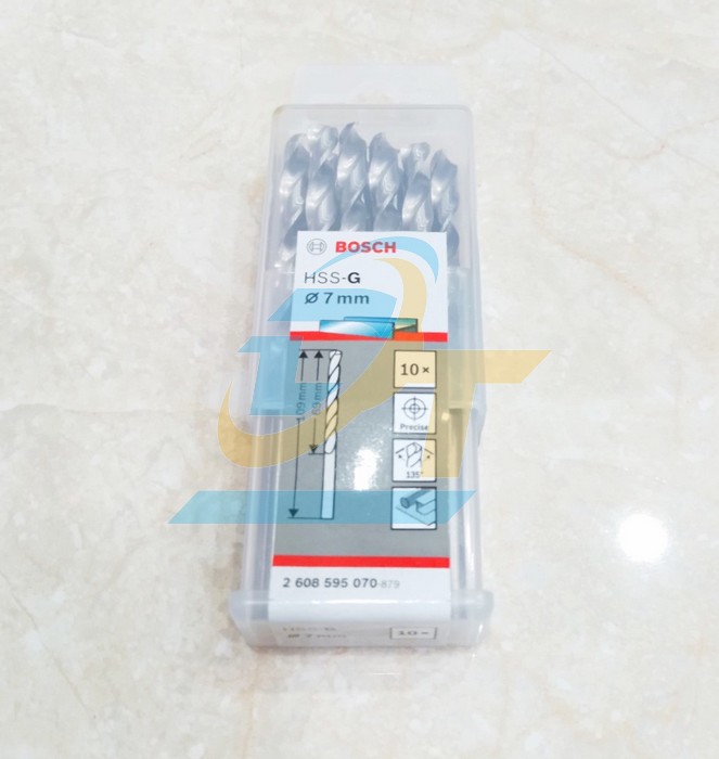 Mũi khoan sắt 7mm HSS-G Bosch 2608595070 2608595070 Bosch | Gi&aacute; rẻ nhất - C&ocirc;ng Ty TNHH Thương Mại Dịch Vụ Đạt T&acirc;m