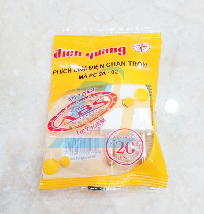 Phích cắm chân tròn Điện Quang PC 2A-02  DienQuang | Giá rẻ nhất - Công Ty TNHH Thương Mại Dịch Vụ Đạt Tâm