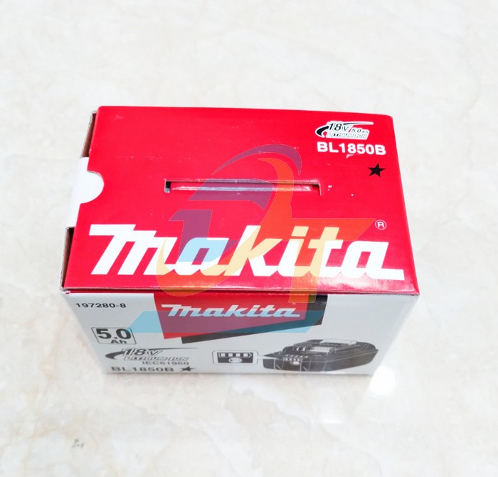 Pin 18V 5.0Ah Makita Li-Ion BL1850B (197280-8) 197280-8 Makita | Gi&aacute; rẻ nhất - C&ocirc;ng Ty TNHH Thương Mại Dịch Vụ Đạt T&acirc;m