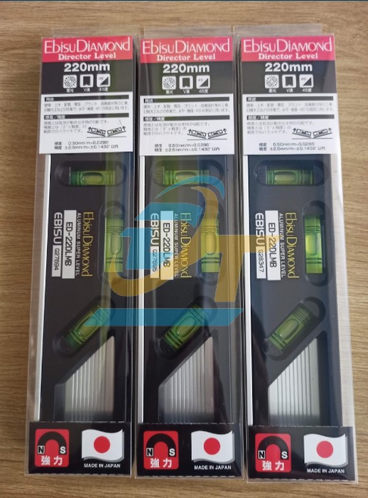 Thước thủy cân bằng 220mm EBISU Japan ED-22DLMB ED-22DLMB EBISU | Giá rẻ nhất - Công Ty TNHH Thương Mại Dịch Vụ Đạt Tâm