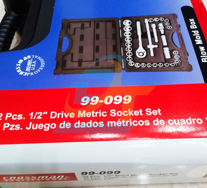 Bộ tuýp 32 chi tiết 1/2" Crossman 99-099C 99-099C Crossman | Giá rẻ nhất - Công Ty TNHH Thương Mại Dịch Vụ Đạt Tâm