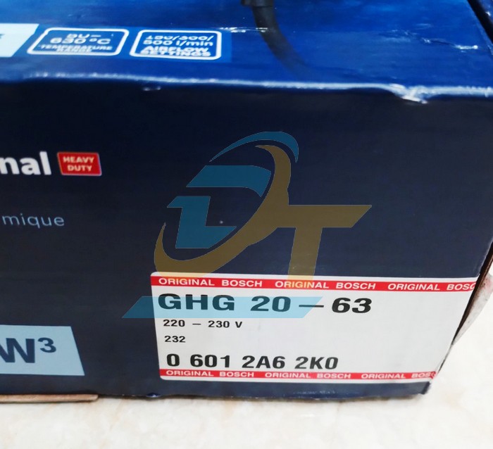 M&aacute;y thổi hơi n&oacute;ng 2000W Bosch GHG 20-63 GHG 20-63 Bosch | Gi&aacute; rẻ nhất - C&ocirc;ng Ty TNHH Thương Mại Dịch Vụ Đạt T&acirc;m