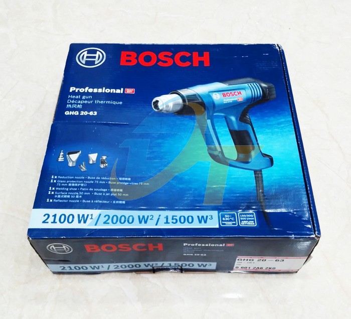 M&aacute;y thổi hơi n&oacute;ng 2000W Bosch GHG 20-63 GHG 20-63 Bosch | Gi&aacute; rẻ nhất - C&ocirc;ng Ty TNHH Thương Mại Dịch Vụ Đạt T&acirc;m