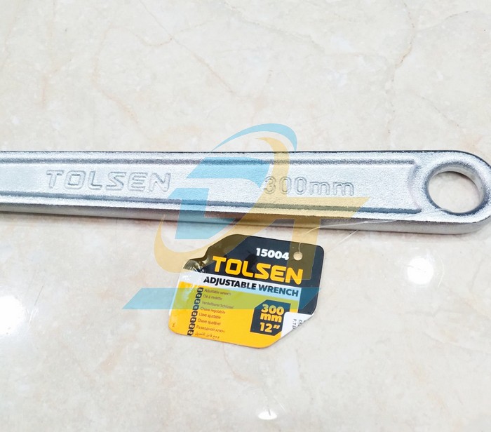 Mỏ lết cán trơn 12"/300mm Tolsen 15004  Tolsen | Giá rẻ nhất - Công Ty TNHH Thương Mại Dịch Vụ Đạt Tâm