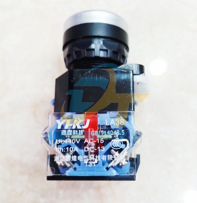 N&uacute;t nhấn nhả 220V phi 22 c&oacute; đ&egrave;n m&agrave;u xanh l&aacute; LA38  China | Gi&aacute; rẻ nhất - C&ocirc;ng Ty TNHH Thương Mại Dịch Vụ Đạt T&acirc;m