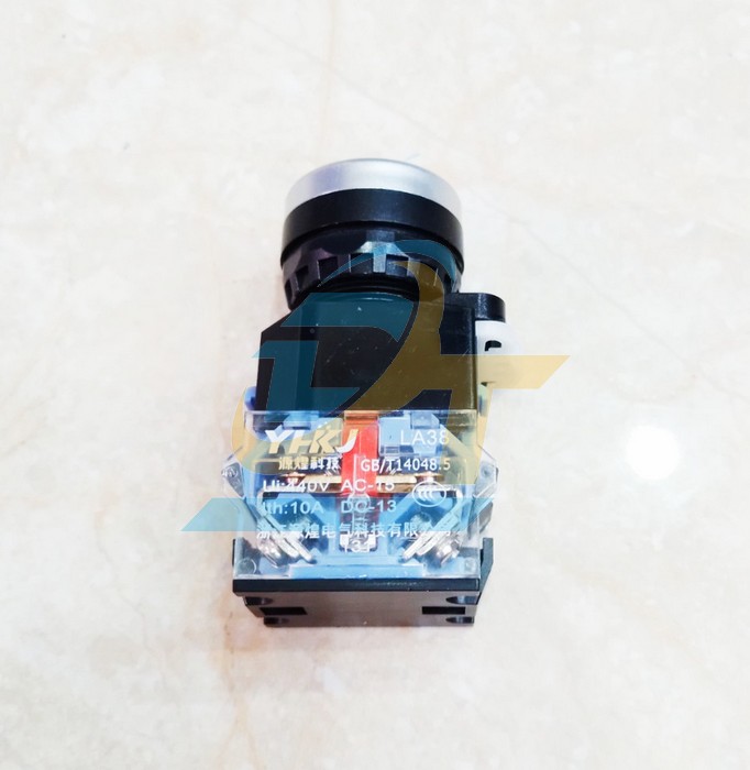 N&uacute;t nhấn nhả 220V phi 22 c&oacute; đ&egrave;n m&agrave;u xanh l&aacute; LA38  China | Gi&aacute; rẻ nhất - C&ocirc;ng Ty TNHH Thương Mại Dịch Vụ Đạt T&acirc;m