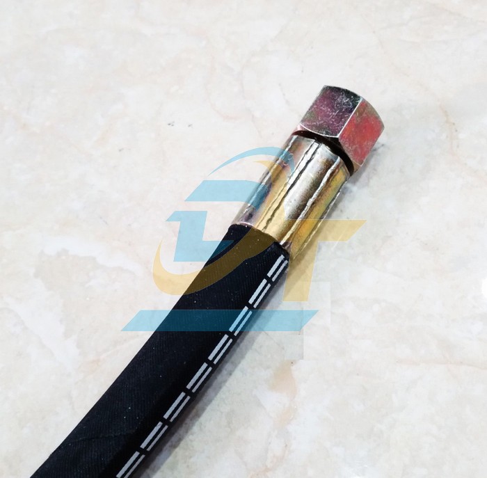 Ống tuy ô thủy lực 3/8"x1200mm bấm 2 đầu ren Đức 18 (1 đầu cốt cong)  VietNam | Giá rẻ nhất - Công Ty TNHH Thương Mại Dịch Vụ Đạt Tâm